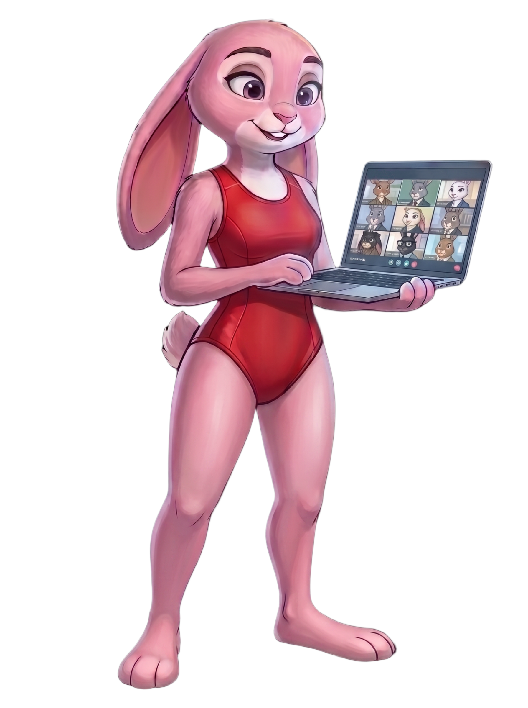 Bonny mentora, con birrete de profesora